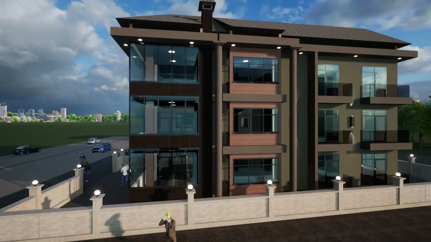Apartman dış cephe tasarımı 3