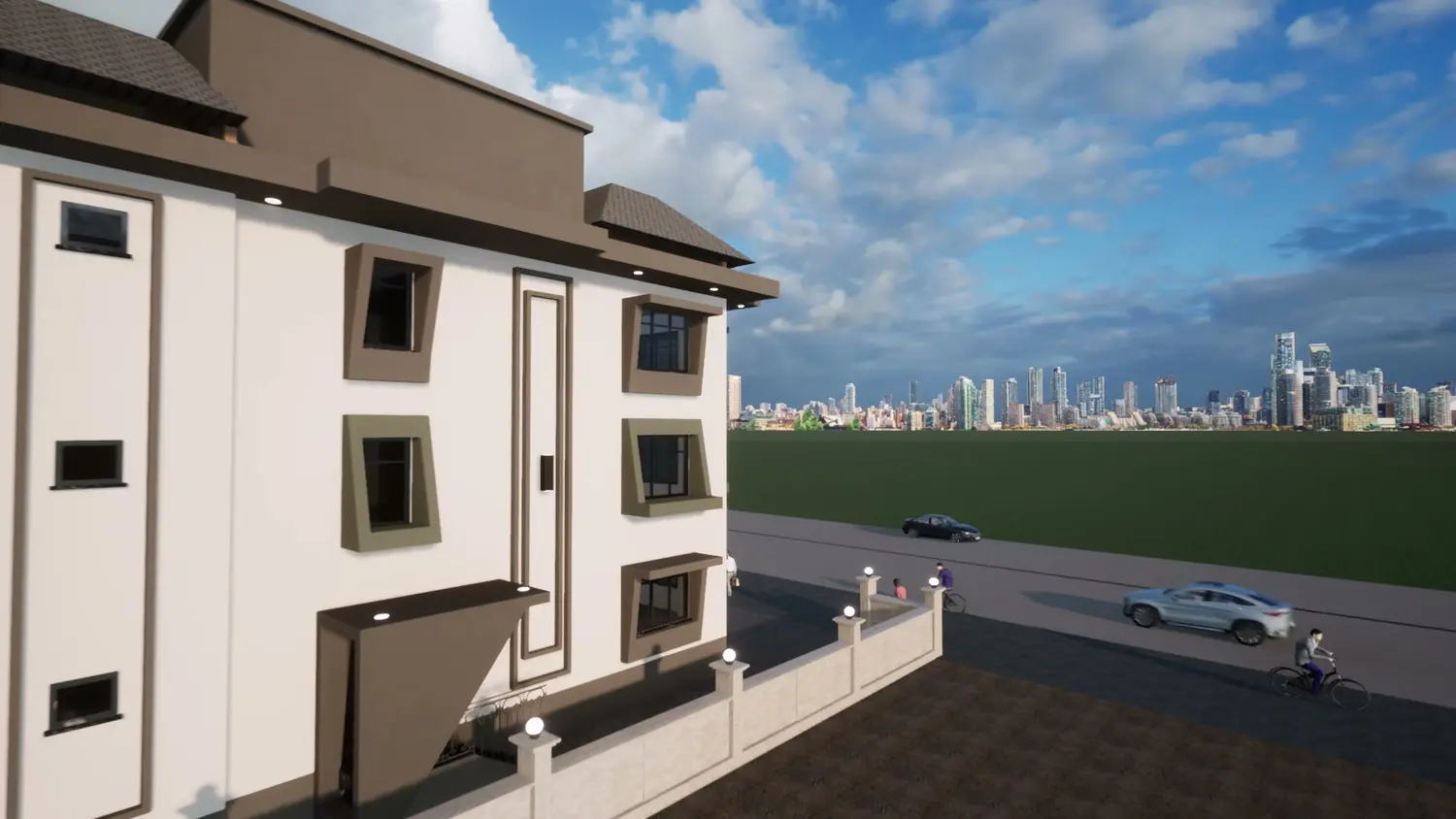 Apartman dış cephe tasarımı 4